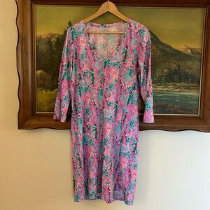 Lilly Pulitzer 3/4 Sleeve T-shirt Dress
